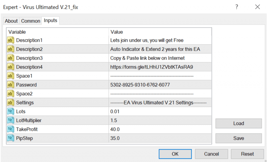 Forex Outlet Shop - EA Virus Ultimate v21 3