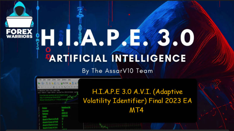 H.I.A.P.E 3.0 A.V.I. (Adaptive Volatility Identifier) Final 2023 EA MT4 6