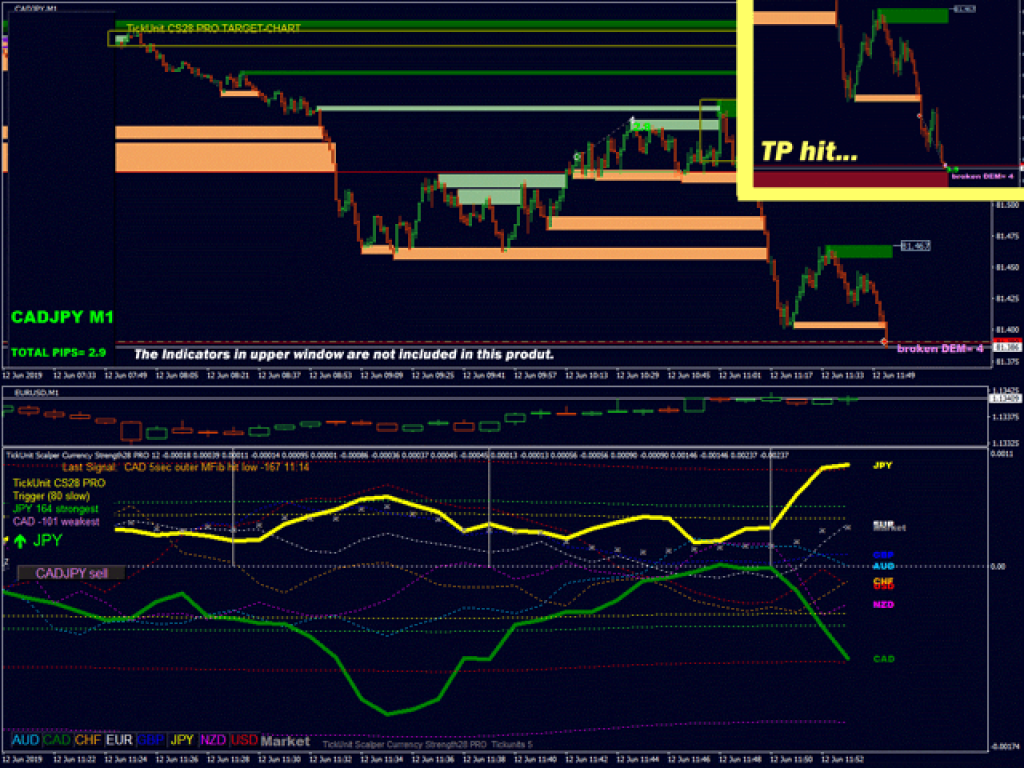 TICKUNIT SCALPER CURRENCY STRENGTH28 PRO MT4 V2.6 BUILD 1431+ 7