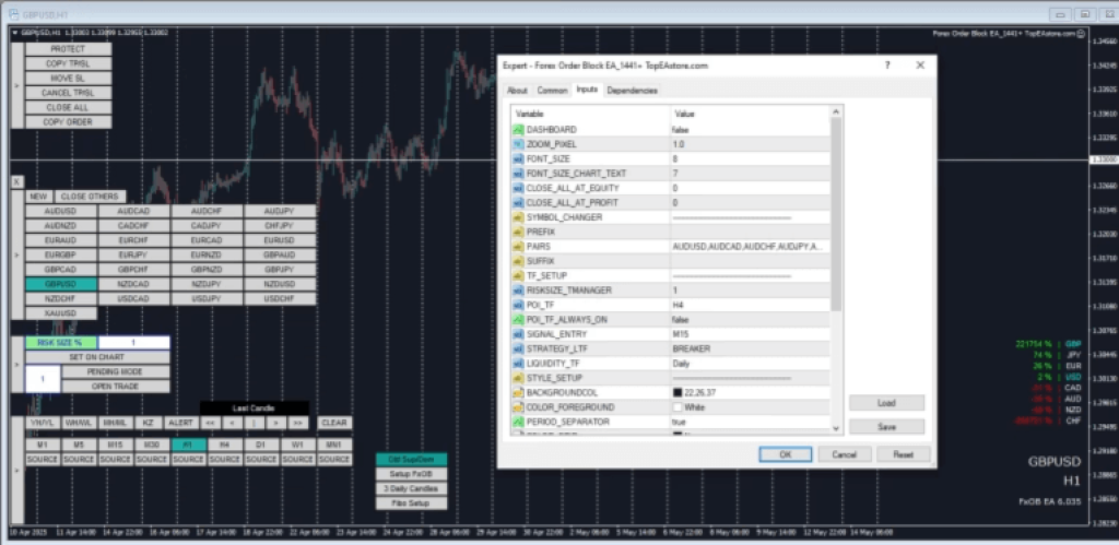 Forex Order Block EA MT4 v6.035 3