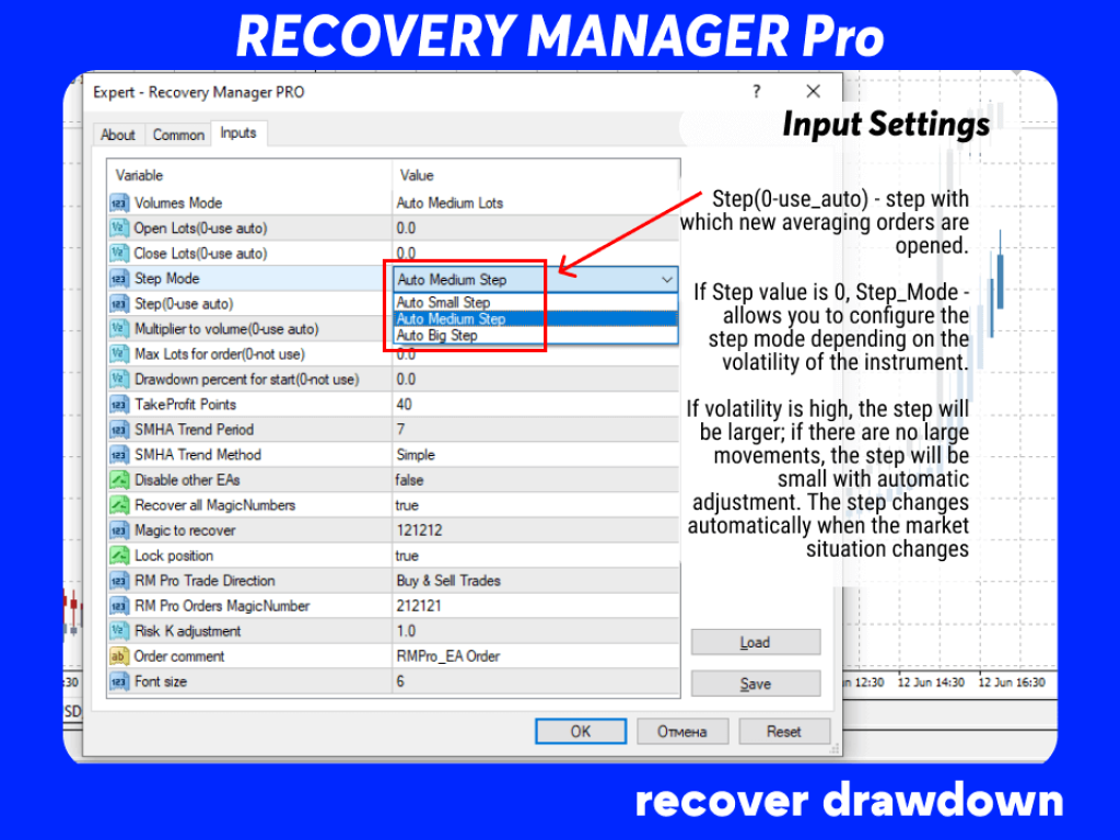 Recovery Manager Pro EA MT4 For Build 1441+ 10