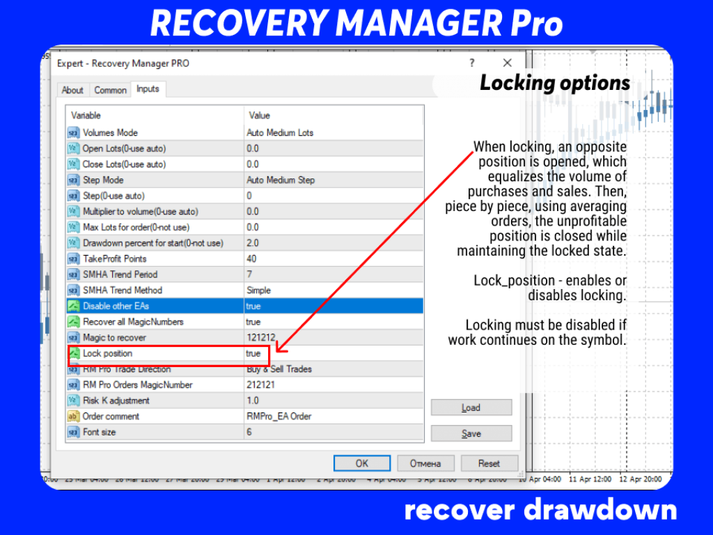 Recovery Manager Pro EA MT4 For Build 1441+ 6