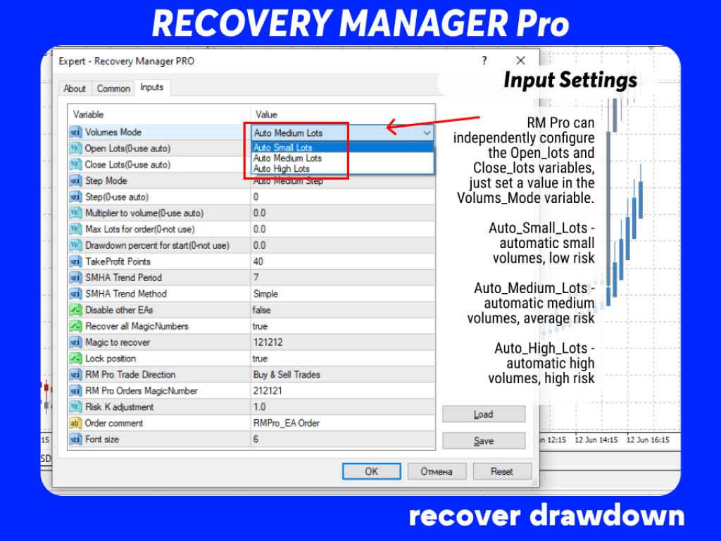 Recovery Manager Pro EA MT4 For Build 1441+ 9