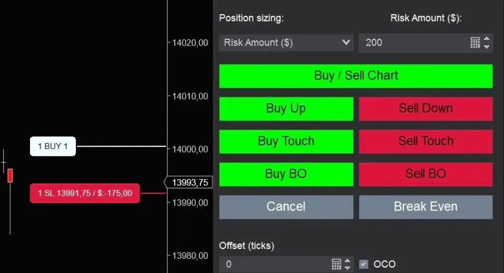 Advanced Trade Panel NT8 8