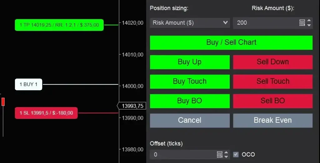 Advanced Trade Panel NT8 9