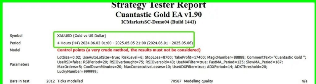 Cuantastic Gold EA MT4 & MT5 BUNDLE 4