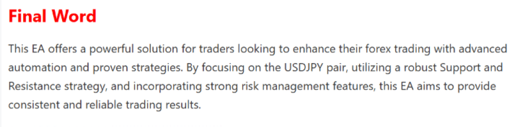 Professional Nippon Str EA MT4 Build 1441+ 13