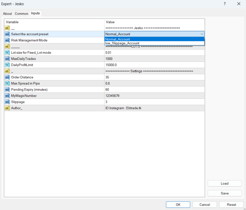 Jesko EA MT4 v1.5 No DLL 4
