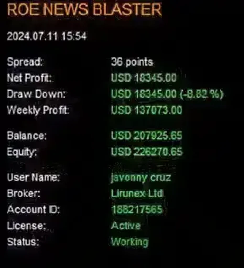 News Blaster EA MT4 + SetFiles Build 1441+ 3