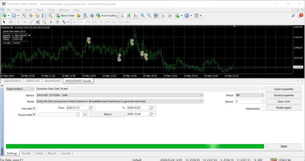 Quantum Dark Gold EA MT4 v1.4 4