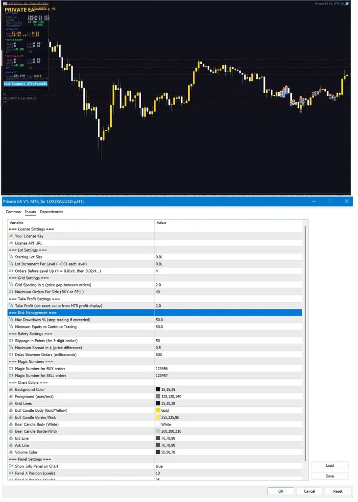 Private EA MT5 V1.0 + SetFiles 6