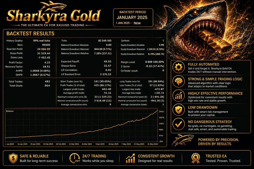 Sharkyra Gold EA MT5 V1.2 + SetFiles 2