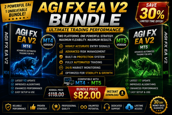 AGI FX V2 Dual Platform Bundle – MT4 + MT5 Expert Advisors 1