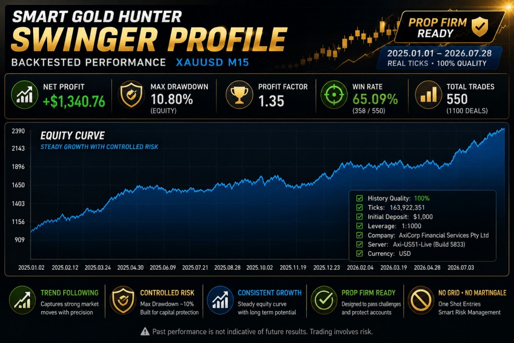 Smart Gold Hunter EA V2.0 MT5 3