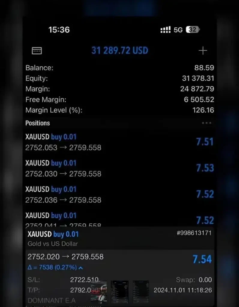 Dominant EA Pro MT5 V7.4 + Setfiles 1
