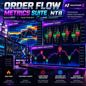 Advanced Order Flow Metrics Suite NT8 – Heatmap, Footprint & Large Orders 1