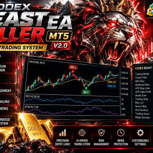 Codex Beast Killer Pro EA MT5 V2.0 + SetFiles – XAUUSD Trading System 1
