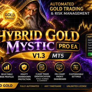 Hybrid Gold Mystic Pro EA V1.3 MT5 (Unlimited) – Smart Gold Trading Robot 2