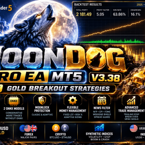 MoonDog Pro EA MT5 V3.38 – 9 Gold Breakout Strategies 1