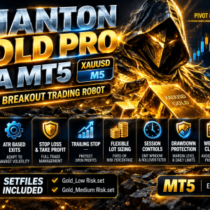Phanton Gold Pro EA MT5 – Advanced XAUUSD Pivot Breakout Robot + 2 SetFiles (Unlimited) 1