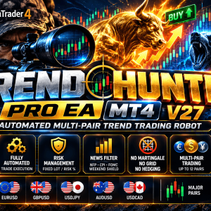 Trend Hunter Pro EA V27 MT4 – Automated Multi-Pair Trend Trading Robot 1